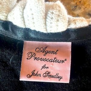 Agent provocateur for John Smedley, knit French maid top, good condition Small
